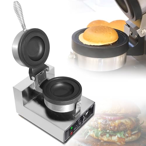 DSeenLeap Eiscreme-Burger-Maker, Waffeleisen zum Füllen von Eiscreme für zu Hause, 1200 W kommerzielle Burger-Maker-Pressmaschine, elektrische Burger-Pressmaschine (B) von DSeenLeap