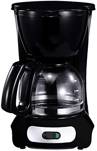DSeenLeap Kaffeemaschine mit Filter Coffee On The Go Kaffeemaschine aus schwarzem und gebürstetem Edelstahl, Filterkaffeemaschine mit Isolierkanne von DSeenLeap