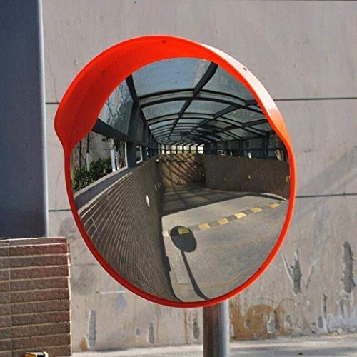 Sicherheitsspiegel Toter Winkel Spiegel für den Parkeingang, langlebiger Verkehrsspiegel, Wetterfest, konvexer Spiegel für Diebstahlschutz innen und außen (80cm) von DSeenLeap