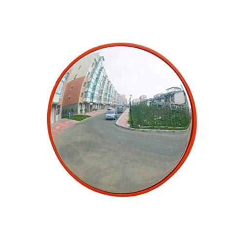 Verkehrsparkspiegel, bruchsicherer Eckwinkel Blinder Eckspiegel unverzerrt Konvex Sicherheitsspiegel Durchmesser: 30-80CM (80CM) von DSeenLeap