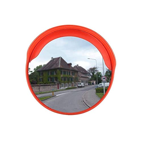 Verkehrssicherheitsspiegel bruchsicherer Kugelspiegel aus Kunststoff Bushaltestelle Untergrundspiegel Station 45-120cm Toter Winkel Spiegel (60cm) von DSeenLeap