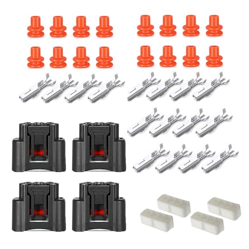 DSkoiph 4 Stück Zündspule Stecker Buchse Stecker Kabelbaum Pigtail Kompatibel mit Toyota Scion Pontiac Chevrolet Chevy Lexus von DSkoiph