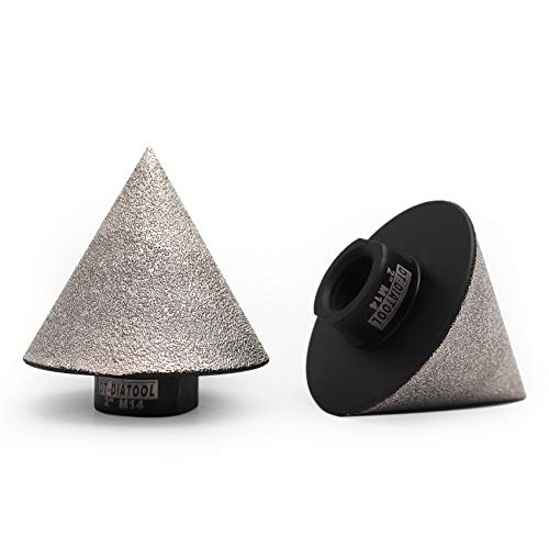 DT-DIATOOL Diamant Fasenbits 2 Stücke 50mm Fräser zum Vergrößern Löcher in Fliesen Porzellan Marmor Keramik Granit DT-DIATOOL Diamant Fasenbits 2 Stücke 50mm Fräser zum Vergrößern Löcher in Fliesen Porzellan Marmor Keramik Granit von DT-DIATOOL