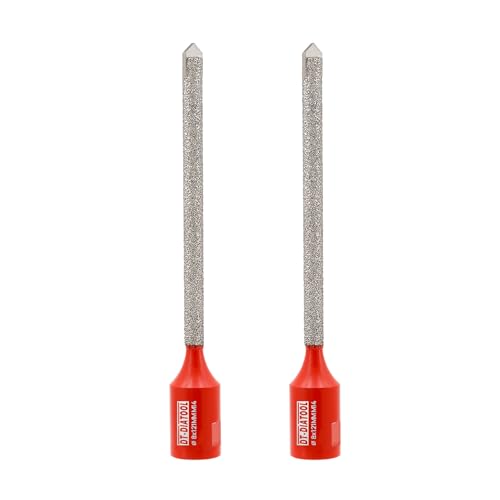DT-DIATOOL Diamant-Mörtelfugenmeißel – 8mm x 121mm, 2 Stück Zierschliffmeißel mit Hartmetallkopf M14 Gewinde für Mauerwerk, Mörtelentfernung, Mauerwerk, Stein DT-DIATOOL Diamant-Mörtelfugenmeißel – 8mm x 121mm, 2 Stück Zierschliffmeißel mit Hartmetallkopf M14 Gewinde für Mauerwerk, Mörtelentfernung, Mauerwerk, Stein von DT-DIATOOL