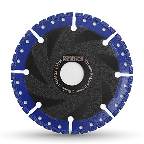 DT-DIATOOL Diamant-Trennscheiben 115 x 22,23 mm Allzweck Sägeblatt für Stahlbeton Metall Alu Bewehrung Eisen PVC Alle harten Materialien von DT-DIATOOL