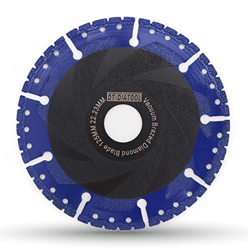 DT-DIATOOL Diamant-Trennscheiben 125 x 22,23 mm Allzweck Sägeblatt für Stahlbeton Metall Alu Bewehrung Eisen PVC Alle harten Materialien von DT-DIATOOL