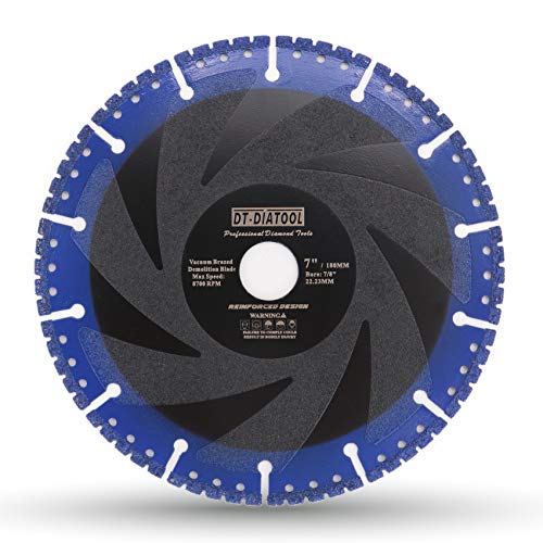 DT-DIATOOL Diamant-Trennscheiben 180 x 22,23 mm Allzweck Sägeblatt für Stahlbeton Metall Alu Bewehrung Eisen PVC Alle harten Materialien von DT-DIATOOL