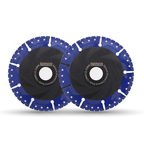 DT-DIATOOL Diamant-Trennscheiben 2 Stücke 125 x 22,23 mm Allzweck Sägeblatt für Stahlbeton Metall Alu Bewehrung Eisen PVC Alle harten Materialien von DT-DIATOOL