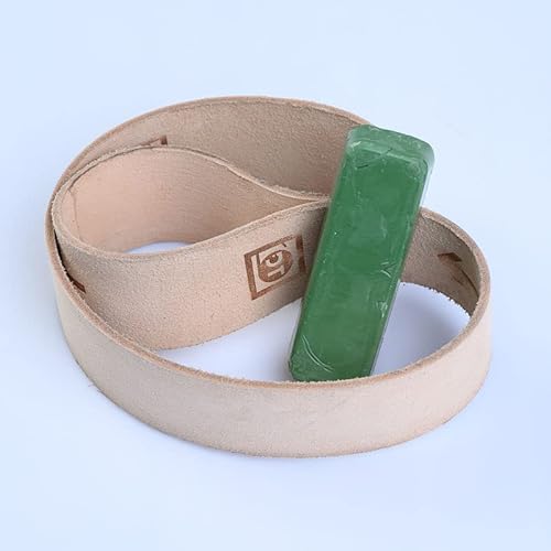 DT Grinder Endloses Lederband + Gratis Schleifpaste (50x686 [mm]) zum Polieren für Bandschleifer, Messerschleifer, Messerschärfer von DT Grinder