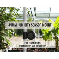 Humidity Sensor Mount For 16mm & 19mm Tubing - Fits Popular 45mm Thermometer Hygrometer Combos, Ideal Greenhouses & Grow Tents von DT3DStudio