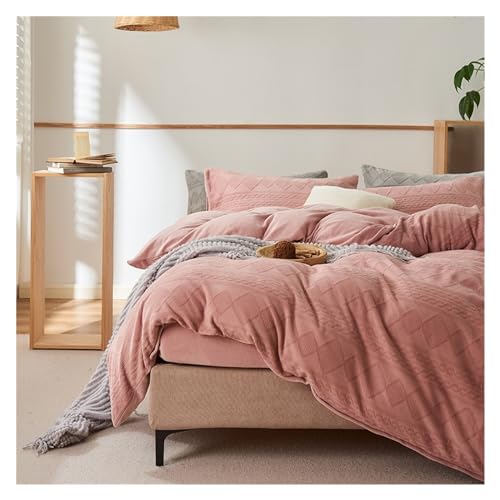 4-teiliges Bettwäscheset Dreidimensionales 4-teiliges Winter-Set aus Korallensamt mit Schnitzereien, verdicktes warmes Milchvlies-Bettbezug-Set, atmungsaktiv und langlebig, weich und bequem Bettdecken 4-teiliges Bettwäscheset Dreidimensionales 4-teiliges Winter-Set aus Korallensamt mit Schnitzereien, verdicktes warmes Milchvlies-Bettbezug-Set, atmungsaktiv und langlebig, weich und bequem Bettdecken von DTACBNEUZ
