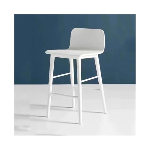 DTACBNEUZ Pub Barhocker Weißer Hochhocker Bar Restaurant Haushalt Holz Hochstuhl Multi-Size Optional(Klein) von DTACBNEUZ