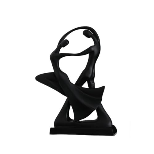 DTACBNEUZ Schreibtischdekor Desktop Abstrakte Kunst Ornamente Schwarz und Weiß Tänzer Kreative Figuren Hause Einfache Moderne Dekorationen von DTACBNEUZ