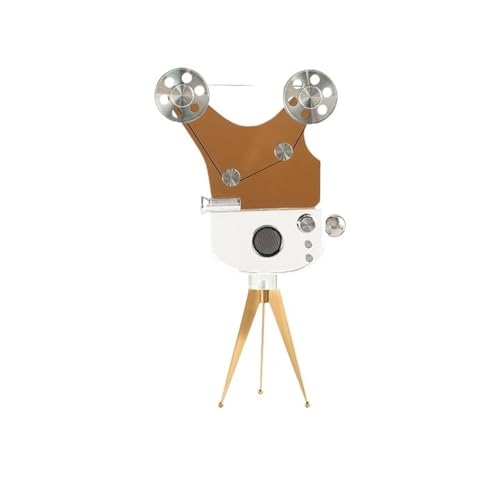 DTACBNEUZ Schreibtischdekor Leichter Luxus Retro Nostalgischer Kristall Phonograph Filmprojektor Modell Ornamente Innendekoration(Groß) von DTACBNEUZ