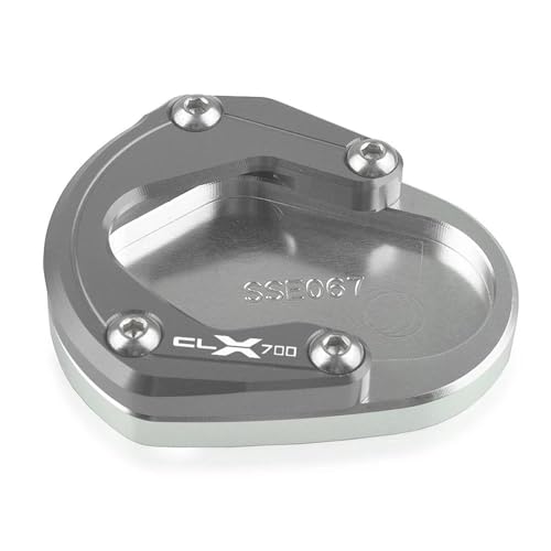 DTASMBD CNC Motorrad-Ständerfuß-Seitenständer-Stützpolster Für CFMOTO 700CLX 700 CLX 700CL-X CLX700 Sport Adventure 2020 2021 2022 2023 Fußpolsterverlängerung(Color7,X-1) von DTASMBD