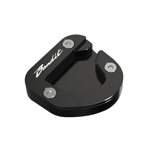 DTASMBD Motorrad-Ständerfuß-Seitenständer-Verlängerungspolster Für Suzuki GSF1250 GSF 1250 Bandit 2007 2008 2009 2010-2016 Motorrad Kickstand Pad(Schwarz,X-2) von DTASMBD
