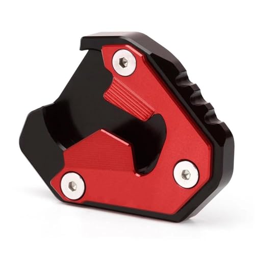 DTASMBD Seitenständer Fuß Unterlage Motorrad-Seitenständerfuß-Vergrößerungsplatte Für B&MW M1000XR 2024–2025 Motorrad Ständer Fußpolster(Rot) von DTASMBD