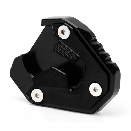 DTASMBD Seitenständer Fuß Unterlage Motorrad-Seitenständerfuß-Vergrößerungsplatte Für B&MW M1000XR 2024–2025 Motorrad Ständer Fußpolster(Schwarz) von DTASMBD