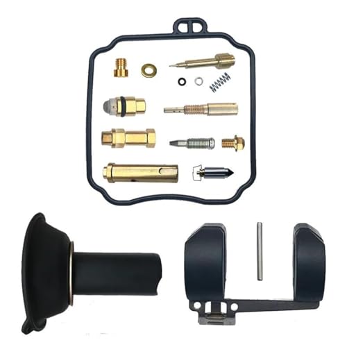 Motorrad Vergaser Umbau Reparatursatz Vergaser Reparatur Rebuild Set Für Yamaha DRAGSTAR XVS125 5JX XVS 125 2000-2004 Motorrad Carb Werkzeug Float Reparatur Teile(Satz 1) von DTASMBD