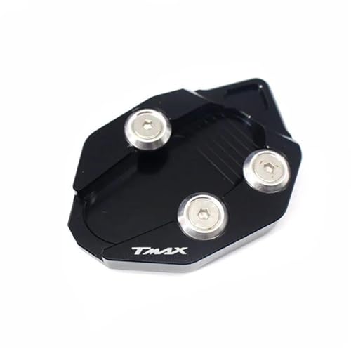 Seitenständer Fuß Unterlage Motorrad-Kickstand-Pad Für Yamaha TMAX530 TMAX 530 T-MAX 530 2012 2013-14 Seitenständerplatte Stützplatte Fußseitenständer-Verlängerungspad Motorrad Ständer Fußpolster(Schw von DTASMBD
