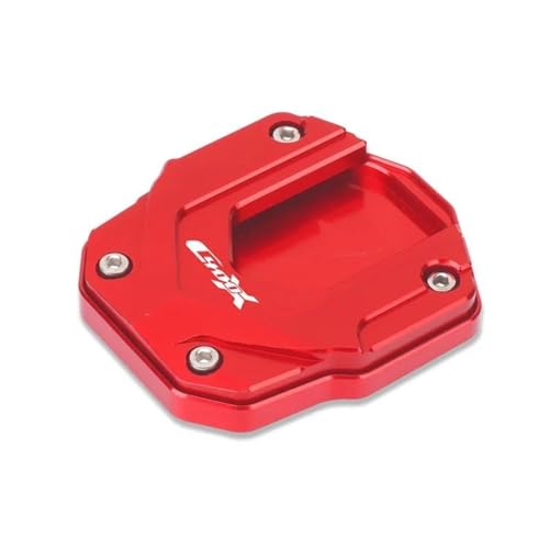 Seitenständer Fuß Unterlage Motorrad Seitenständer Pad Für B&MW C400X C400GT K51 C400 X GT C 400X 400gt 2019-2023 Fuß Seitenständer Platte Stützplatte Fuß Xtension Pad Motorrad Ständer Fußpolster(Rot von DTASMBD