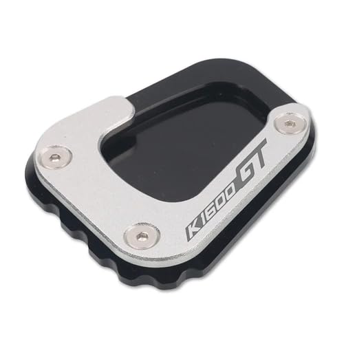 Seitenständer Fuß Unterlage Motorrad-Seitenständer-Pad Für B&MW K1600GT K1600GTL K 1600 GT GTL 2017-2019 Ständer-Verlängerungsplatte, Stützfuß-Seitenständer-Pad Motorrad Ständer Fußpolster(Schwarz) von DTASMBD