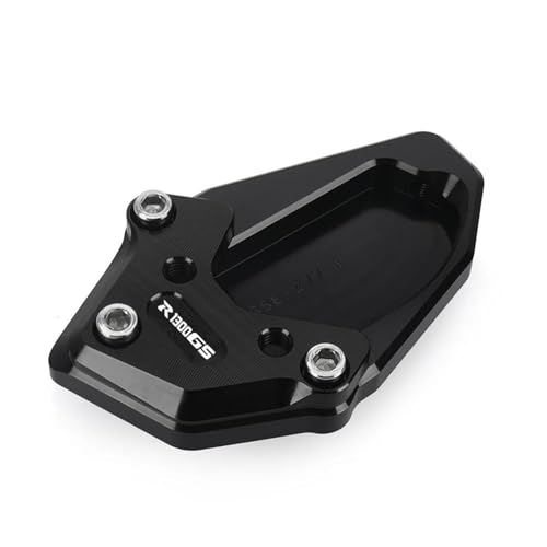 Seitenständer Fuß Unterlage Motorrad Seitenständerplatte Für B&MW R1300GS R 1300 GS R1300 GS ADV GS1300 Adventure 2023-25 Kickstand Fuß Seitenständer Erweiterung Stütze Motorrad Ständer Fußpolster(Sch von DTASMBD
