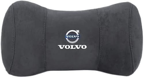 DTERNITOU 2 Stück Nackenkissen Auto für Volvo S60 S80 S90 XC40 XC60 XC90 V40 V60 V70 V90, Auto Kopfstütze Nackenstütze Autositz Kopf Nackenstütze Kissen Atmungsaktiv Auto Nackenkissen von DTERNITOU
