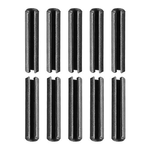 DTGN 1.7mm x 8mm (DxL) Geschlitzt Feder Pin - 30Pack - Gut für Autoindustrie Reparatur und Maschine Projekte - Geschlitzt Feder Stahl Pin - Silberton von DTGN