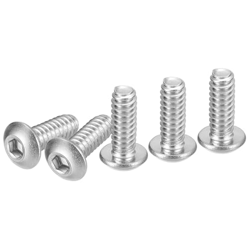 DTGN #10-24x1/2" Innensechskantschrauben mit Linsenkopf - 100er Packung - Geeignet für Maschinen - 304 Edelstahl 18/8 - Vollgewinde UNC Befestigungselemente DTGN #10-24x1/2" Innensechskantschrauben mit Linsenkopf - 100er Packung - Geeignet für Maschinen - 304 Edelstahl 18/8 - Vollgewinde UNC Befestigungselemente von DTGN