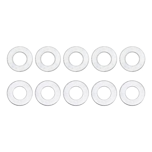 DTGN 12mm x 24mm x 1.5mm (ID x AD x T) Kohlenstoff Stahl Flache Unterlegscheiben - 25Pack - Gut für Industrie Maschinen - Flache Ringe Dichtungen - Silber Ton von DTGN