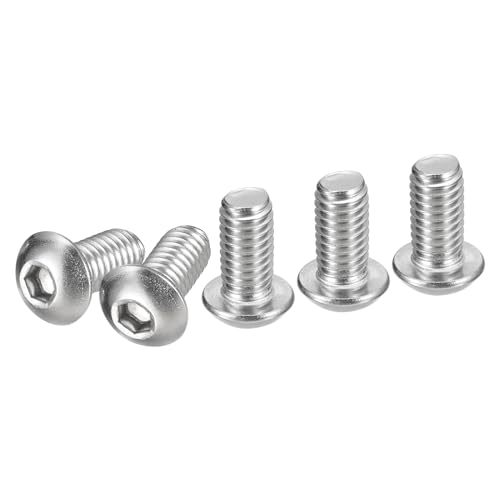 DTGN 3/8-16x3/4" Innensechskantschrauben mit Flachkopf - 30er Pack - Geeignet für Maschinen - 304 Edelstahl 18/8 - Vollgewinde UNC Befestigungselemente DTGN 3/8-16x3/4" Innensechskantschrauben mit Flachkopf - 30er Pack - Geeignet für Maschinen - 304 Edelstahl 18/8 - Vollgewinde UNC Befestigungselemente von DTGN