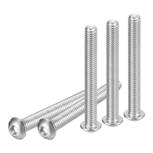 DTGN 5/16-18x2-3/4" Innensechskantschrauben mit Knopfkopf - 10er Pack - Gut für Maschinen - 304 Edelstahl 18/8 - Sechskantantrieb Vollgewinde UNC Befestigungselemente DTGN 5/16-18x2-3/4" Innensechskantschrauben mit Knopfkopf - 10er Pack - Gut für Maschinen - 304 Edelstahl 18/8 - Sechskantantrieb Vollgewinde UNC Befestigungselemente von DTGN