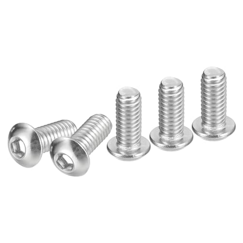 DTGN 5/16-18x3/4" Innensechskantschrauben mit Flachkopf - 10er Pack - Geeignet für Maschinen - 304 Edelstahl 18/8 - Vollgewinde UNC Befestigungselemente DTGN 5/16-18x3/4" Innensechskantschrauben mit Flachkopf - 10er Pack - Geeignet für Maschinen - 304 Edelstahl 18/8 - Vollgewinde UNC Befestigungselemente von DTGN