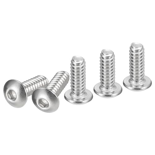 DTGN #6-32x3/8" Innensechskantschrauben mit Linsenkopf - 100er Packung - Geeignet für Maschinen - 304 Edelstahl 18/8 - Vollgewinde UNC Befestigungselemente DTGN #6-32x3/8" Innensechskantschrauben mit Linsenkopf - 100er Packung - Geeignet für Maschinen - 304 Edelstahl 18/8 - Vollgewinde UNC Befestigungselemente von DTGN