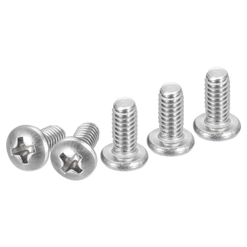 DTGN #8-32x3/8" Pan Head Maschinenschrauben, 100 Stück 304 Edelstahl, Phillips-Antrieb, UNC Vollgewinde, helle Oberfläche, Schrauben Bolzen Set DTGN #8-32x3/8" Pan Head Maschinenschrauben, 100 Stück 304 Edelstahl, Phillips-Antrieb, UNC Vollgewinde, helle Oberfläche, Schrauben Bolzen Set von DTGN