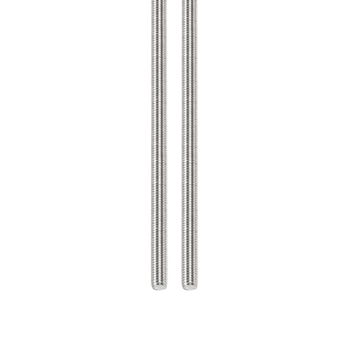 DTGN M4x0.7x150mm(DxPxL) Gewindestange - 2er Pack - Gut für Maschinen - Gewindestange aus 304 Edelstahl mit Rechtsgewinde - Silber von DTGN