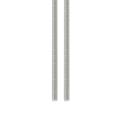 DTGN M5x0.8x150mm(DxPxL) Gewindestange - 2er Pack - Gut für Maschinen - Gewindestange aus 304 Edelstahl mit Rechtsgewinde - Silber von DTGN