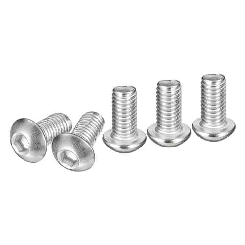 DTGN M8-1.25x16mm Innensechskantschrauben mit Linsenkopf - 20er Pack - Geeignet für Maschinen - 304 Edelstahl 18/8 - Vollgewinde Befestigungselemente DTGN M8-1.25x16mm Innensechskantschrauben mit Linsenkopf - 20er Pack - Geeignet für Maschinen - 304 Edelstahl 18/8 - Vollgewinde Befestigungselemente von DTGN