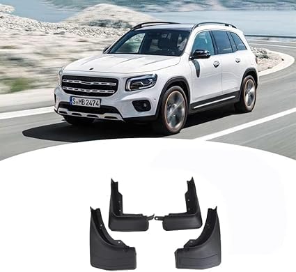 DTGTEX 4 Stück Auto Schmutzfänger für Benz GLB X247 2019-2023, Vordere Hintere Spritzschutz Kotflügelschutz Radabdeckungen Fender Mud Guard Flaps DTGTEX 4 Stück Auto Schmutzfänger für Benz GLB X247 2019-2023, Vordere Hintere Spritzschutz Kotflügelschutz Radabdeckungen Fender Mud Guard Flaps von DTGTEX