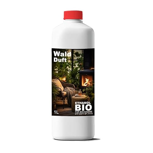 1 Liter Bioethanol Premium 100% für Bio Alkohol für Kamin 1L WALDGERUCH von DTP-SOFT