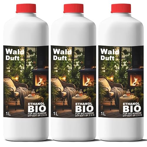 3X1Liter Bioethanol Premium 100% für Bio Alkohol für Kamin 3L WALDGERUCH 3X1Liter Bioethanol Premium 100% für Bio Alkohol für Kamin 3L WALDGERUCH von DTP-SOFT