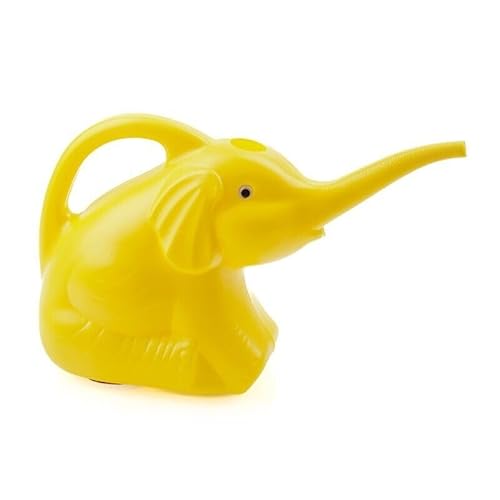 Gießkanne Elefant 2L Bewässerung Blumensprühgerät Gartenarbeit Kinder (Gelb) von DTP-SOFT