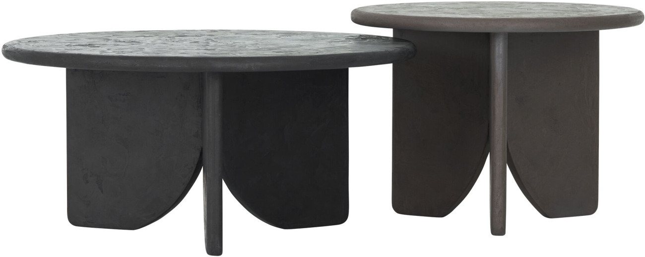 DTP Couchtisch Melo 2er Set aus Mortex, Pepper DTP Couchtisch Melo 2er Set aus Mortex, Pepper von DTP