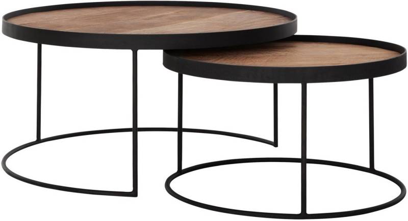 DTP Couchtisch Mercurius 2er-Set, Natur von DTP
