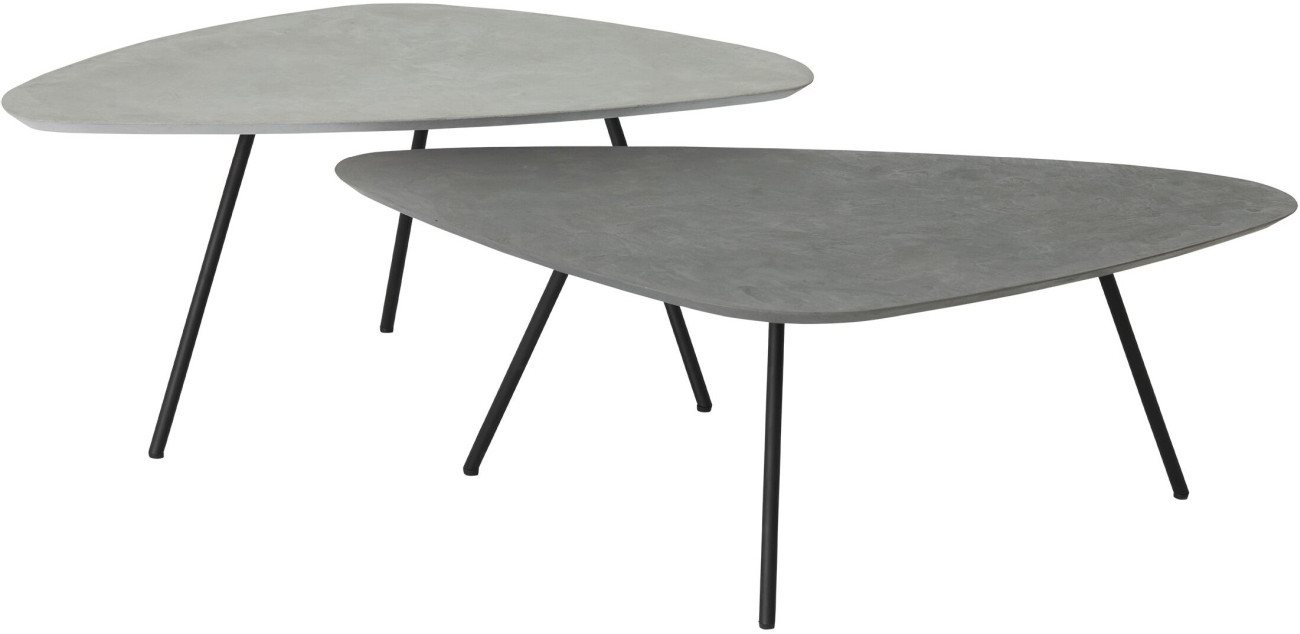 DTP Couchtisch Pelectro 2er Set aus Mortex, Frost DTP Couchtisch Pelectro 2er Set aus Mortex, Frost von DTP