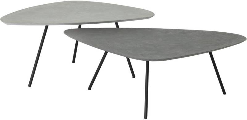 DTP Couchtisch Pelectro 2er Set aus Mortex, Frost von DTP