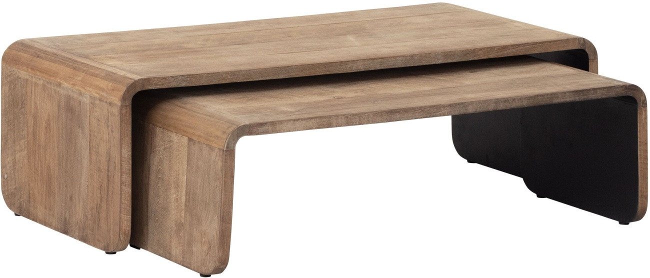 DTP Couchtisch Set Evo aus recyceltem Teakholz DTP Couchtisch Set Evo aus recyceltem Teakholz von DTP