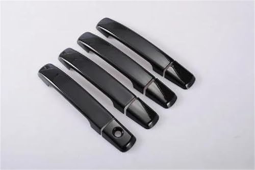 DTSGCX Stilvoll und langlebig Glänzend Schwarz Chrom Auto Türgriff Abdeckung Aufkleber Zubehör Für Nissan Für Qashqai J10 2007 2008-2013(Style 1) von DTSGCX