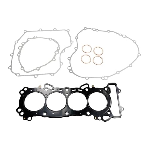 Motordichtungssatz Motorrad Motor Zylinderkopf Generator Kupplung Abdeckung Öl Pan Auspuffrohr Dichtung Für CBR600RR 2003-2006(The kits) von DTSGCX